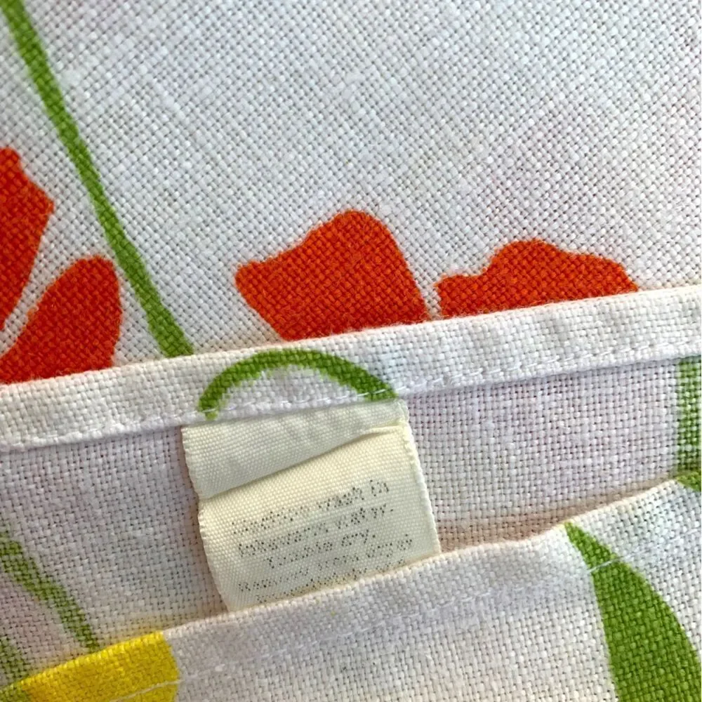 Vintage 70’s Colorful Floral Tablecloth